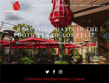 Tablet Screenshot of desertroserestaurant.com